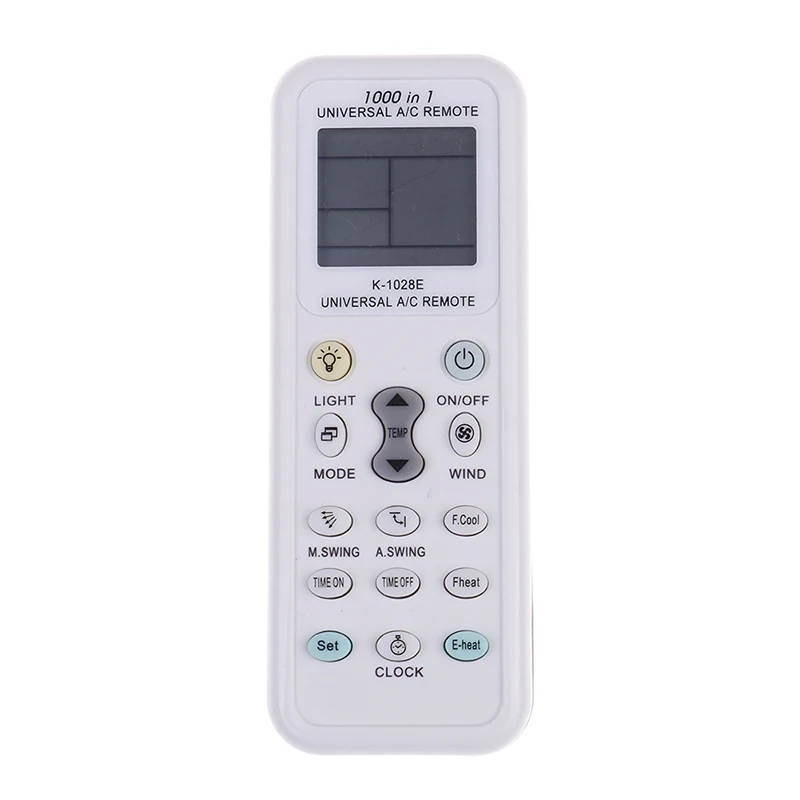 

Universal A/C Remote Control LCD For Air Conditioner Controller For K-1028E