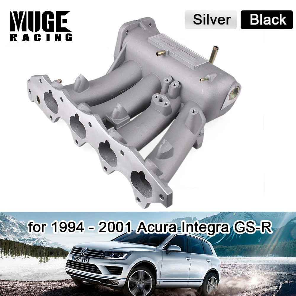 Car Air Intake Manifold Black Aluminum Upgrade Bolt On for Acura Integra (GS-R GS-R) 1994 - 2001 B18C1 CR1823 | Автомобили и