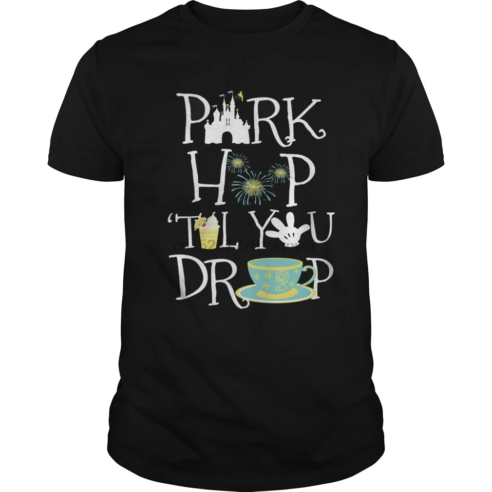 Мужская футболка Park Hop Til You Drop (1) крутая с принтом Футболки |