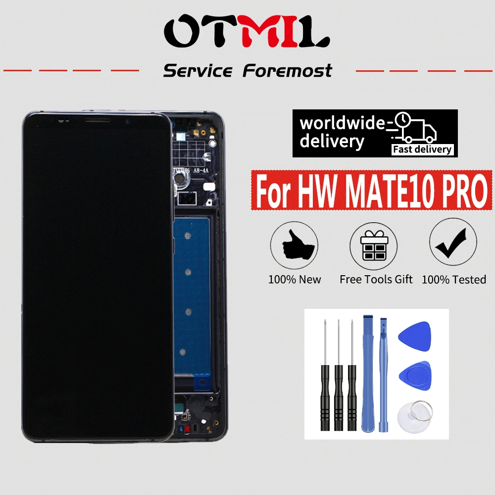 OTMIL 6 0 "для HUAWEI Mate10 Pro Полный ЖК-дисплей сенсорный экран с рамкой дигитайзер