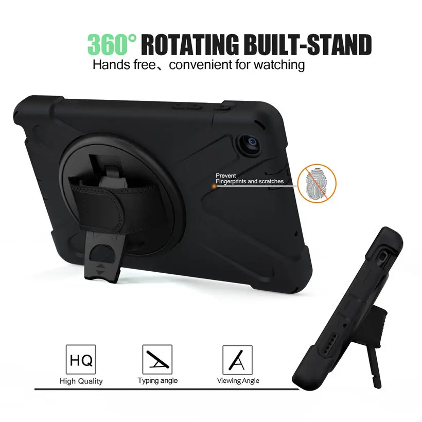 Capa para Samsung Galaxy Tab a 8.02023 com s Caneta 8.0 Sm-p200 P200 P205 Capa Funda Resistente à Prova de Choque com Alças de Pulso - Imagem 3