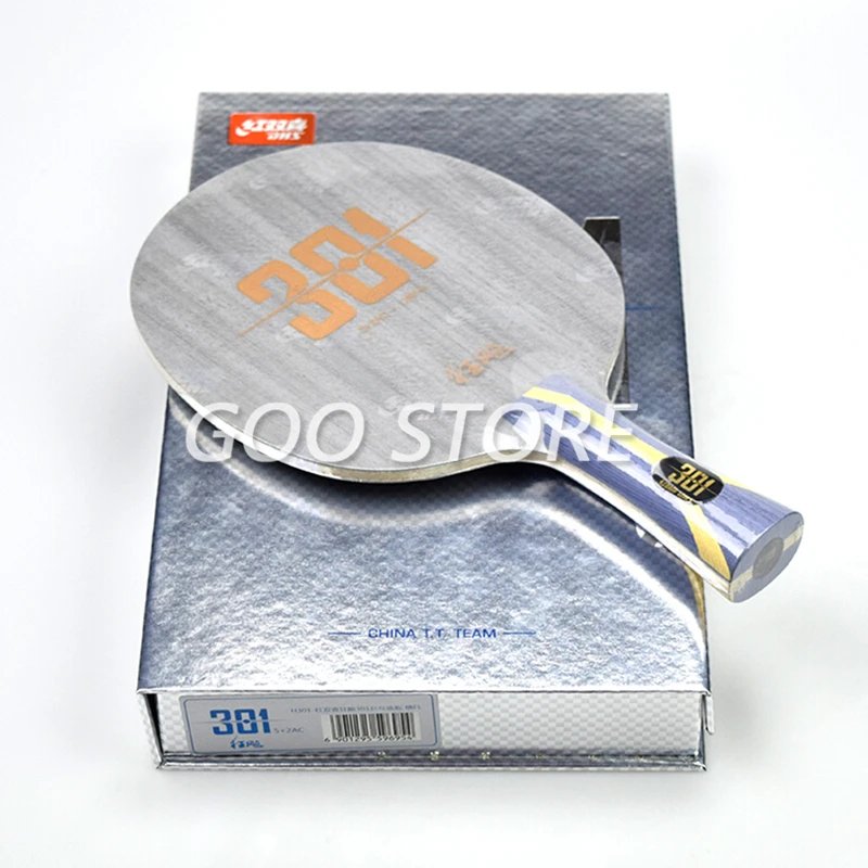 DHS Hurricane 301 (H301) Table Tennis Blade (for China T.T. Team) Arylate Carbon ALC Racket Ping Pong Bat Paddle