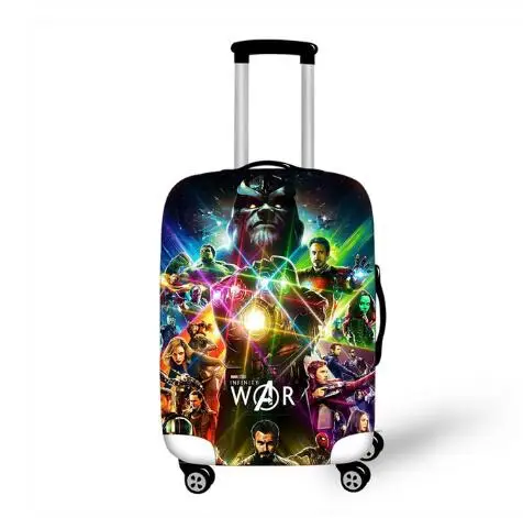 Luggage Cover 18''-32'' Super Hero Elastic Luggage Protective Cover Trolley Suitcase Dust Bag Case Cartoon Travel Accessories