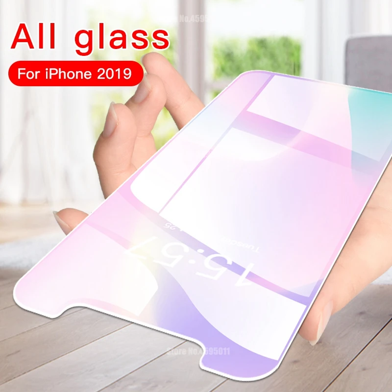 

3PCS For iPhone 11 Pro MAX XS MAX XR X Tempered Glass For iPhone 7 8 6 6S Plus 11 Pro MAX Screen Protector Protective Glass Film