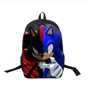 

High quality Sonic backpack teens Daily Backpack fashion Surprise gift rucksack Children Boys Girls school Backpack
