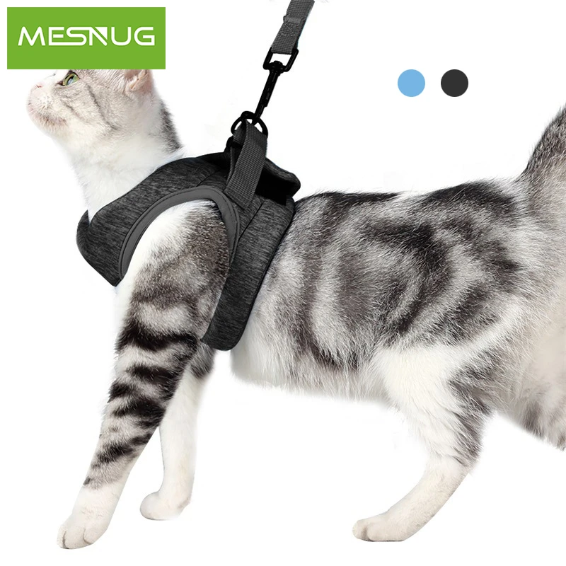 Удобные легкие ремни для кошек MESNUG мягкие эластичные прогулок и бега с котятами