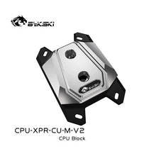 Bykski – bloc de radiateur de refroidissement à eau CPU, compatible avec AMD ryzen 3000 AM3/AM3 +/AM4 X570 /Micro Waterway