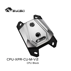 Bykski – bloc de radiateur de refroidissement à eau CPU, compatible avec AMD ryzen 3000 AM3/AM3 +/AM4 X570 /Micro Waterway 