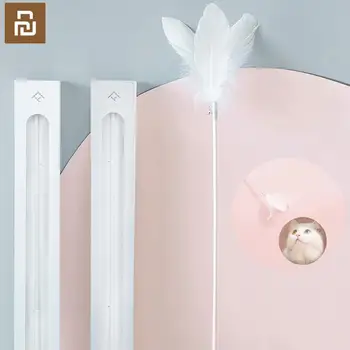 

Youpin Pet Cat Toy Feather Goods for Cats Cat Catcher Teaser Stick Toys Cat Supplies