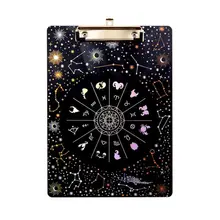 Креативный, звездное небо, А4, буфер обмена, акриловая папка для файлов, блокнот, держатель для документов, школьные офисные принадлежности, канцелярские принадлежности