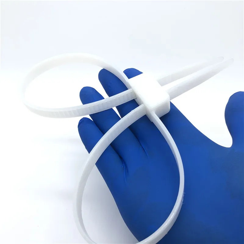 5 шт. полицейские наручники Одноразовые двойной FlexPlastic Кабельные стяжки стяжку