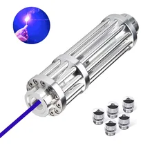 

Hunting High Power 532nm Green Red Blue B017 Laser Pointer Pen Continuous Line 5000 Meters Flashlight with Lazer Head