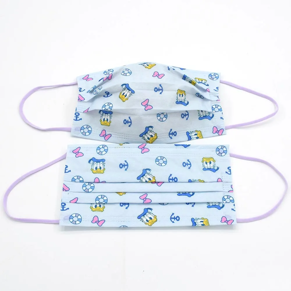 25/50/75/100Pcs Adult Donald Duck Disposable Mask Cute Cartoon Dust Protective Mask 3Ply Filter Kawaii Cosplay Face Shield Masks
