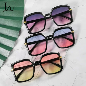 

Widened sunglasses transparent lens female multicolor gradient brand hot selling outdoor ladies sunglasses square goggles
