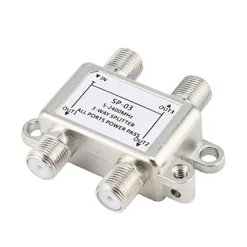 

Small size JASEN Power Splitter Satellite Two Power Splitter 2-way/3-way/6-way/8-way splitter light weight power splitter,