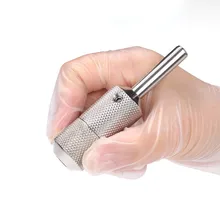 Тату-принадлежности 1 шт. из нержавеющей стали тату-ручка самоблокирующийся 20 мм держатель для инструментов для нанесения татуировки трубки регулируемый поворот для тела Искусство