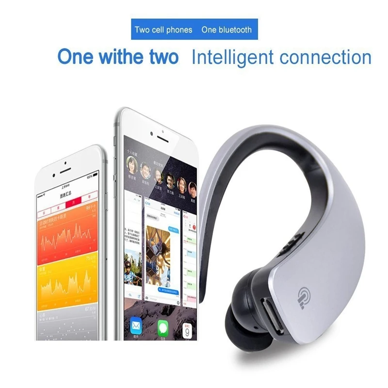 Bluetooth наушники 4,1, беспроводная Bluetooth гарнитура, наушники с шумоподавлением, наушники с микрофоном для телефона