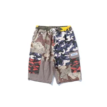 Высокое качество на заказ Хлопок Уличная печать спортивные мужские шорты для хип-хоп