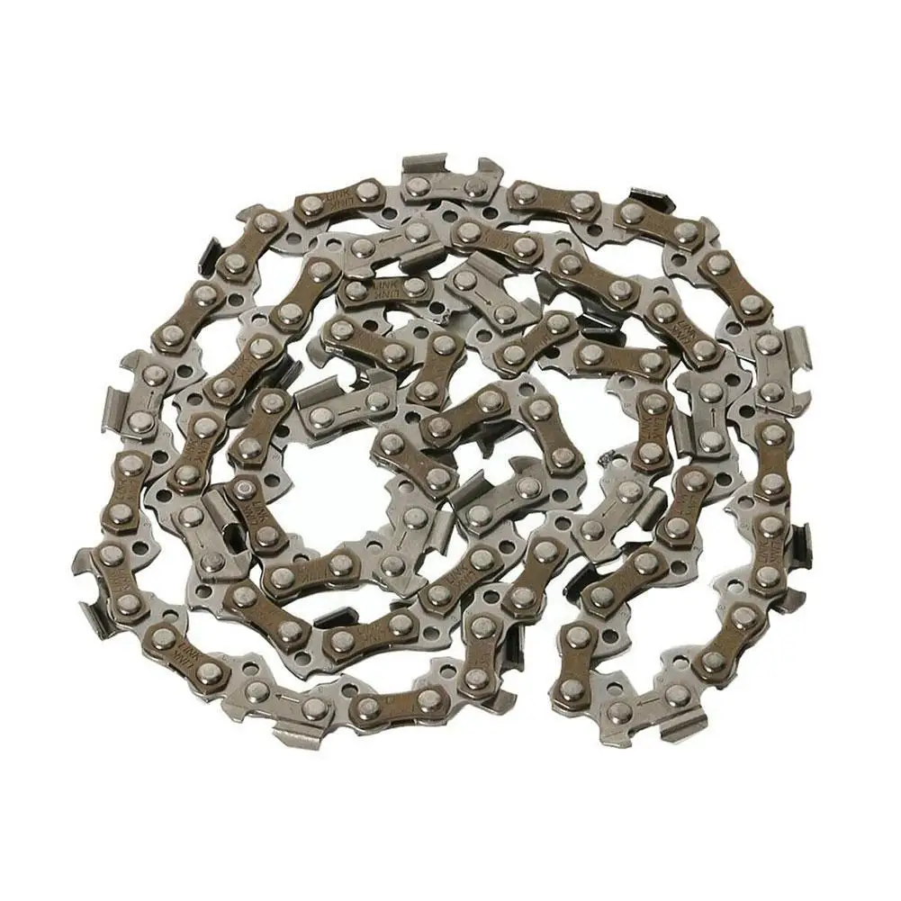 Chainsaw Chain 14 Inch Metal Chain Saw Wood Cutting 52 Drive Mill Chainsaw Household Saw Accessories 3/8 Feller Link Chain Pliers Pi U7h7