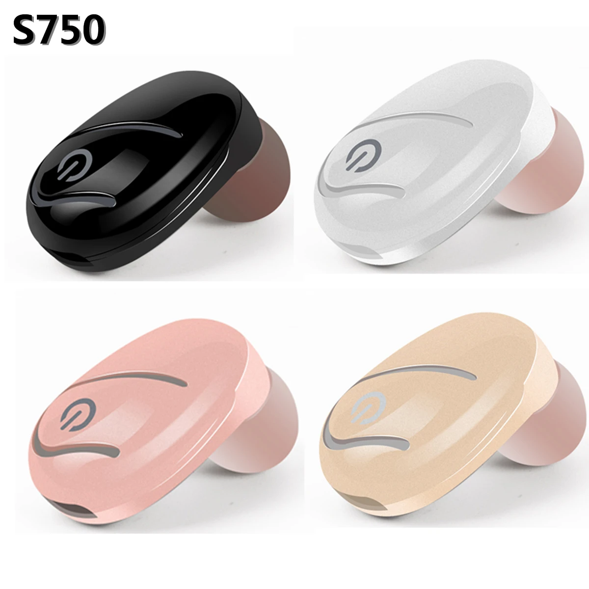 S750 S650 беспроводные Bluetooth наушники, мини моно наушники, одиночные скрытые бизнес наушники, невидимые наушники для телефонов IPhone Xiaomi