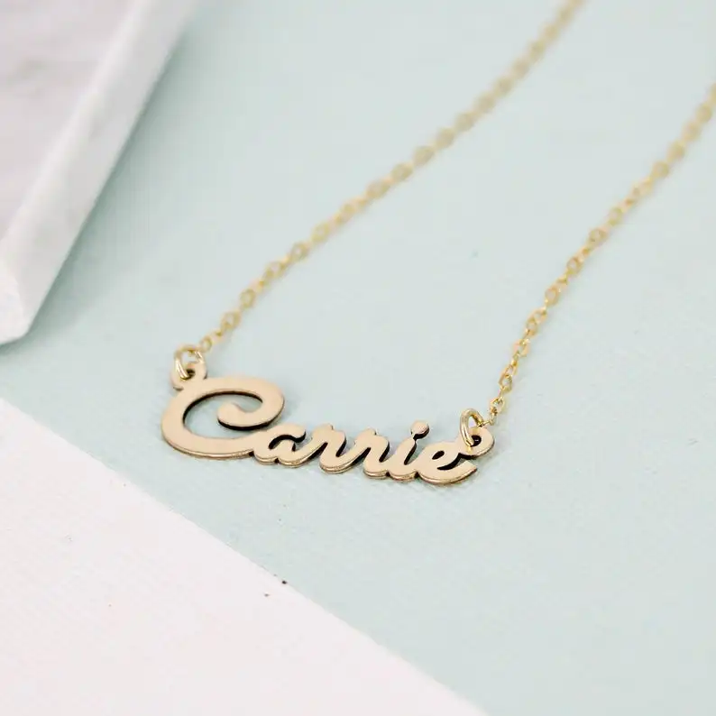 2020 женское ожерелье из нержавеющей стали с именем на заказ | Украшения и