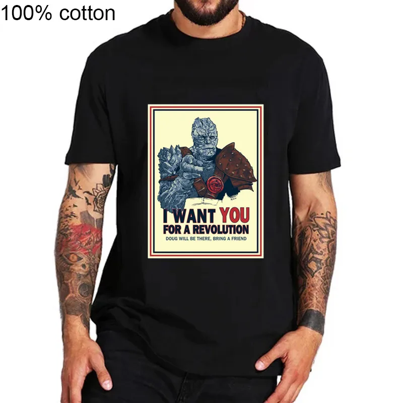 2020 модная мужская футболка Korg Thor Thanos I want you for a revolution хлопковая повседневная с