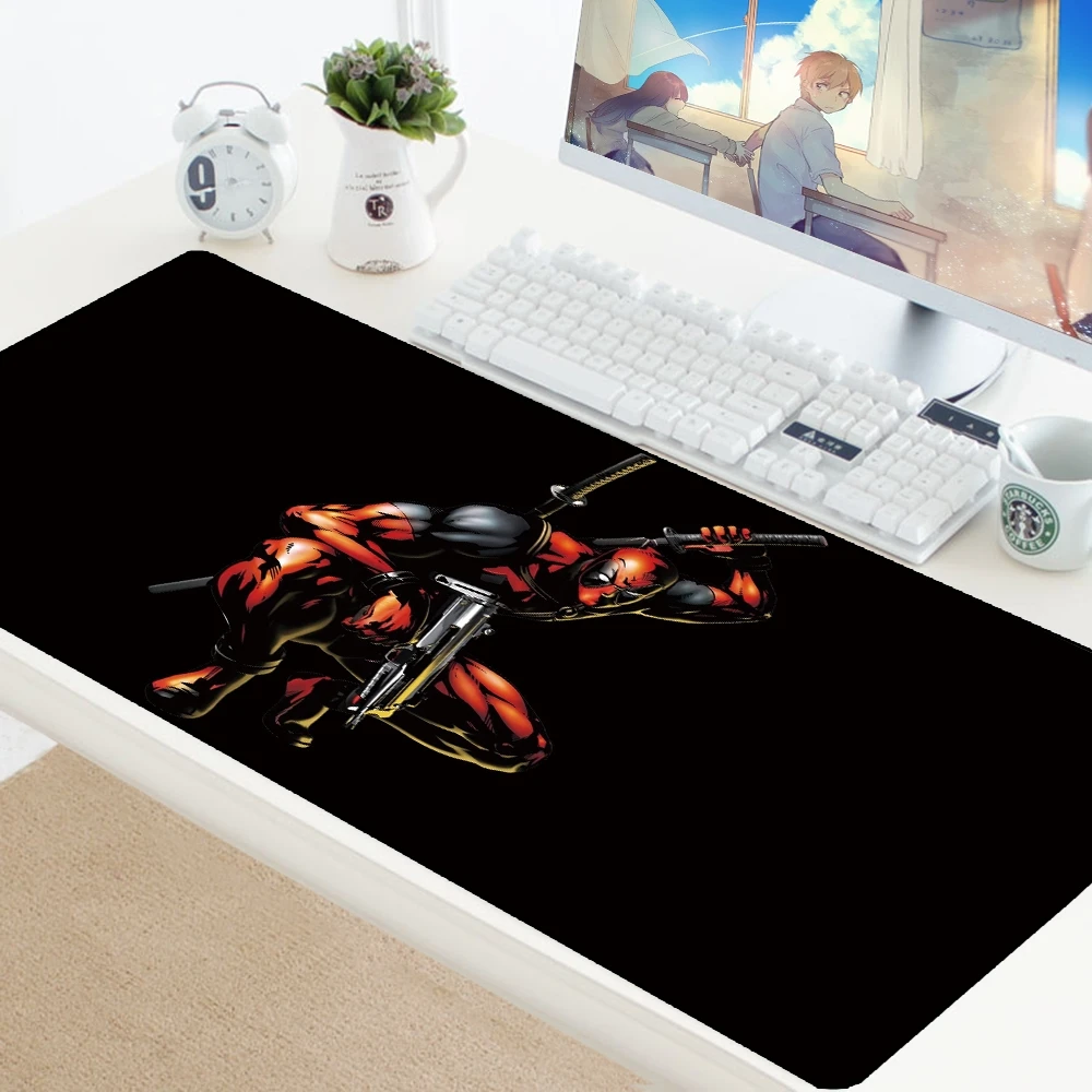 Deadpool высокоскоростной коврик для мыши Большой xl игровой коврик для мыши Lockedge коврик для мыши Клавиатура коврик для мыши большая мышь компьютерные игровые коврики 700x300