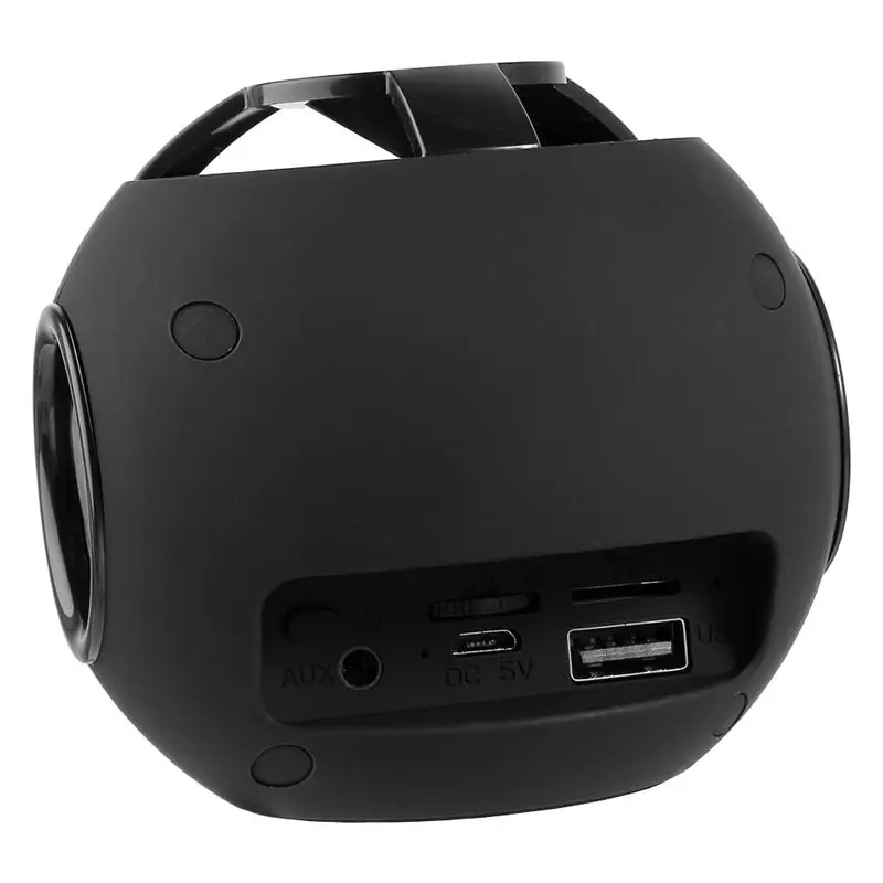 Hopestar H46 округлый дизайн Bluetooth динамик три Противоударная пленка беспроводной открытый мини сабвуфер громкой связи стерео громкий динамик s(Bla