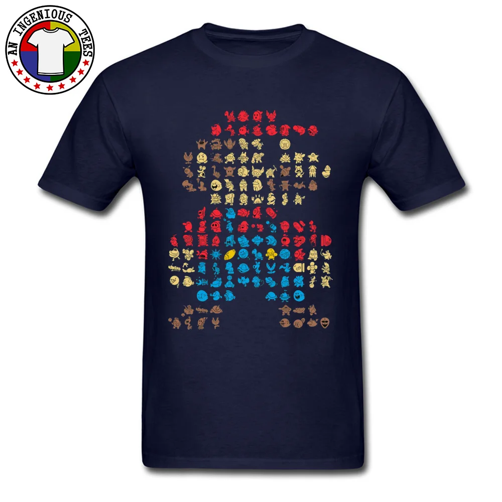 Super Mario Klasik Retro Endgame Kemeja 