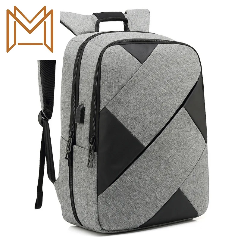 

Originality Both Shoulders Package Male Usb Computer Backpack College Student Bag Male Package Backpack