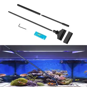 

65cm Aquarium Anti-Rust Algea Scraper Fish Tank Stainless Steel Algae Scraper Cleaning Razor Cleaner With 10Pcs Blades