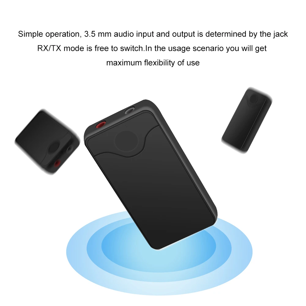 Portable Bluetooth 4 2 RCA 3 5mm Aux Audio Transmitter Receiver mini Stereo Music Wireless adapter for TV Car Headphone Speaker