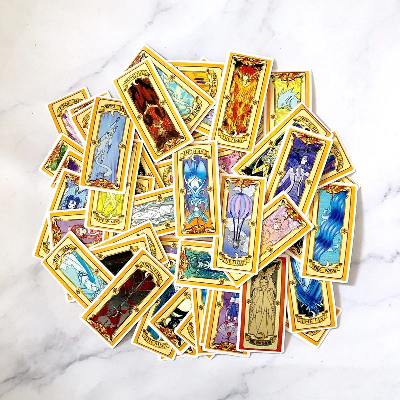 53 шт. милые Мультяшные Cardcaptor Sakura автомобильные наклейки s чемодан ноутбук скейтборд телефон Мотоцикл Наклейка украшение граффити наклейка