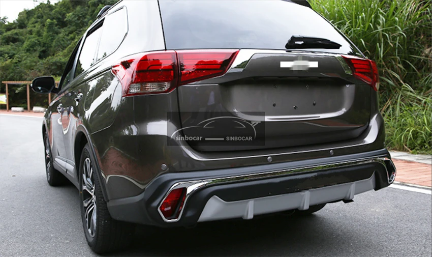 Защита переднего+ заднего бампера Накладка на порог Накладка на багажник Накладка для Mitsubishi Outlander автомобильный Стайлинг Защита бампера