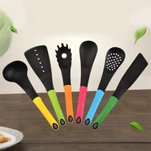 6 PCs Kitchen Nylon Kitchenware 6-Piece Non-Stick Cooking Shovel Set Kitchenware Set with Storage Box Kitchen Tools