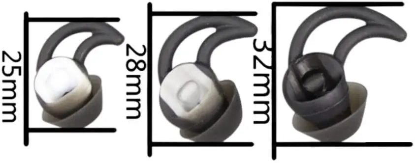 ALXCD Cuscinetti auricolari di ricambio per cuffie Powerbeats Pro, 8 paia S/M/L/D, 4 misure, in morbido silicone, adatti per Powerbeats Pro (blu navy