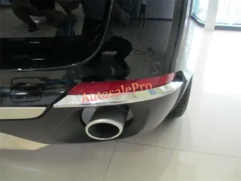 

For BMW X5 F15 2014 2015 ABS Chrome Plastic Rear Tail Fog Lamp Light Eyelip Cover Trims 2pcsset Glossy