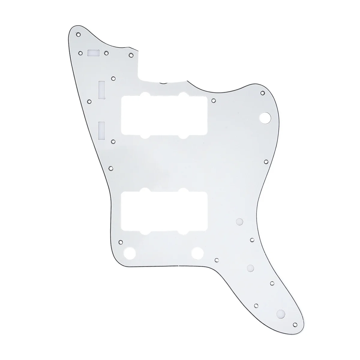 Musiclily Pro 13-Hole Chitarra Pickguard Per Jpn Made Parafango Giappone Jazzmaster, 3Ply Pergamena