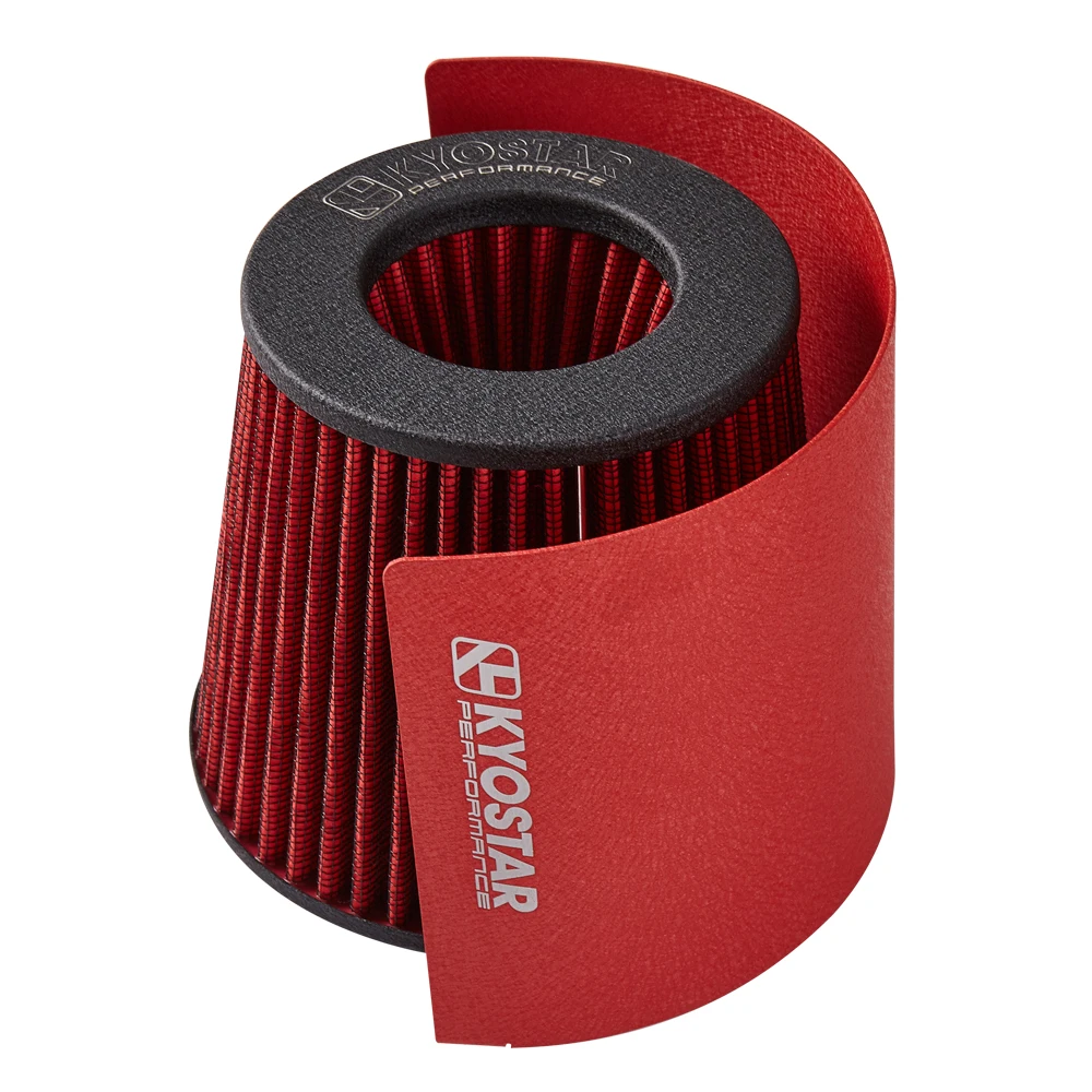 Universal Air Filter Heat Shield Cover Real Carbon Fiber Stainless