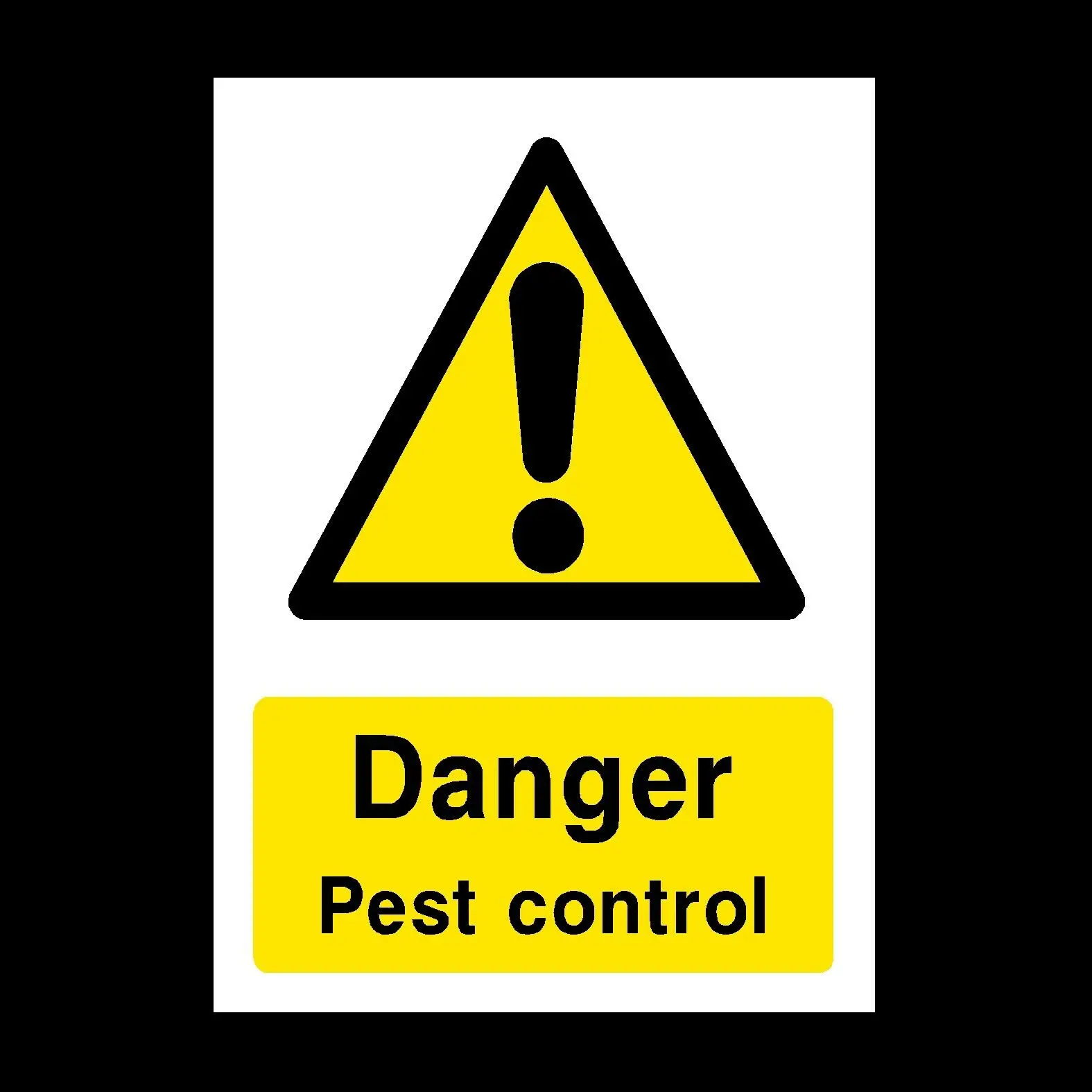 

Жесткий пластиковый знак или наклейка для борьбы с вредителями-все размеры A6 A5 A4 (CA21), водонепроницаемые виниловые наклейки для автомобилей