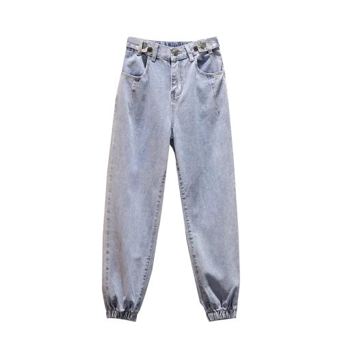 Light blue Джинсы для женщин мама гарем джинсы для женщин размера плюс 5XL тянущиеся свободные джинсы женские вареные джинсовые сексуальные брюки уличная одежда для женщин - Цвет: Light blue