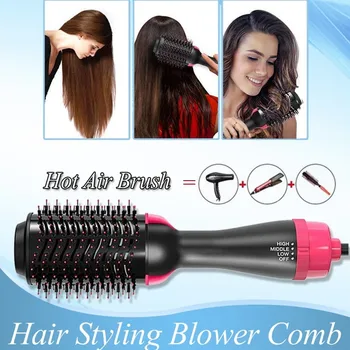 

New One Step Hair Dryer Brushes Fluffy Volumizer Hot Air Blower Dryer Combs Hair Styling Hair Beauty Straightening Curling Irons