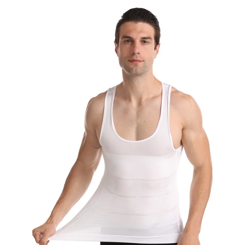 Sauna Vest Men's Shapewear Tummy Tuck Tights Corset Body Underwear TV Shopping Sweat Vest