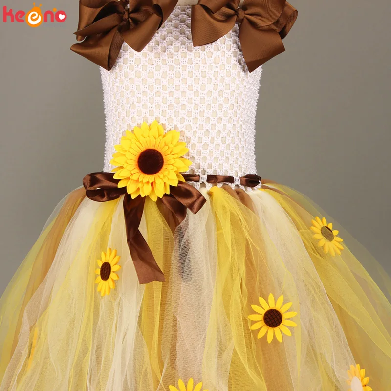 Sweet Sunshine Sunflower Tutu Dress 