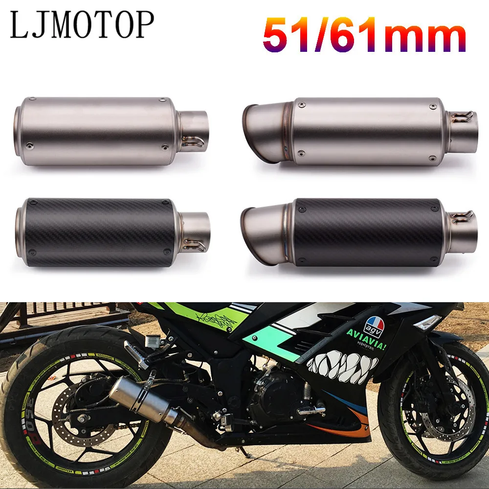 Глушитель выхлопной трубы для мотоцикла Suzuki GSX1250 GSX1400 GSX650F HAYABUSA GSXR1300 51 мм 61