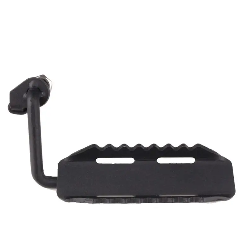 Black Steel wrangler Foot Pegs, Exterior Door Hinge Foot Rest Peg Pedal for Jeep Wrangler JK JKU 2007-2017 (Pair)   100% brand