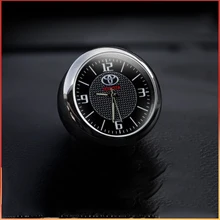 Автомобильные кварцевые часы, розетка, часы, Автомобильный интерьер, аромат электроники для TOYOTA, часы, украшение автомобиля, украшение интерьера