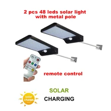 2/4pcs LED Motion Sensor Wall Light Waterproof 48 LED Wall Light Solar Powered LED PIR Sensor Lamp for Walkway Fence Garden secu 2/4pcs LED Motion Sensor Wall Light Waterproof 48 LED Wall Light Solar Powered LED PIR Sensor Lamp for Walkway Fence Garden secu