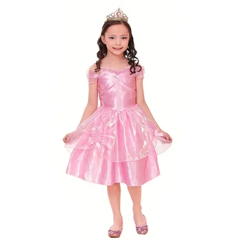 

New Style CHILDREN'S Dress Women's Pink Color Symphony Princess Dress Makeup Ball Stage Performance Party Culture Movie & TV