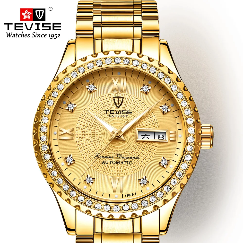 

Switzerland TEVISE Twiss Second Class Hot Selling Machinery Casual MEN'S Watch Fully Automatic Analog Watch